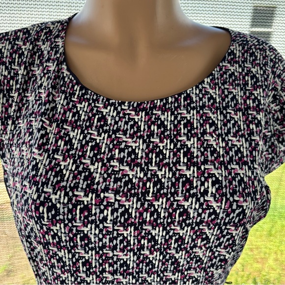 Jessica Howard Black and White A-Line Midi Dress - Picture 3 of 9